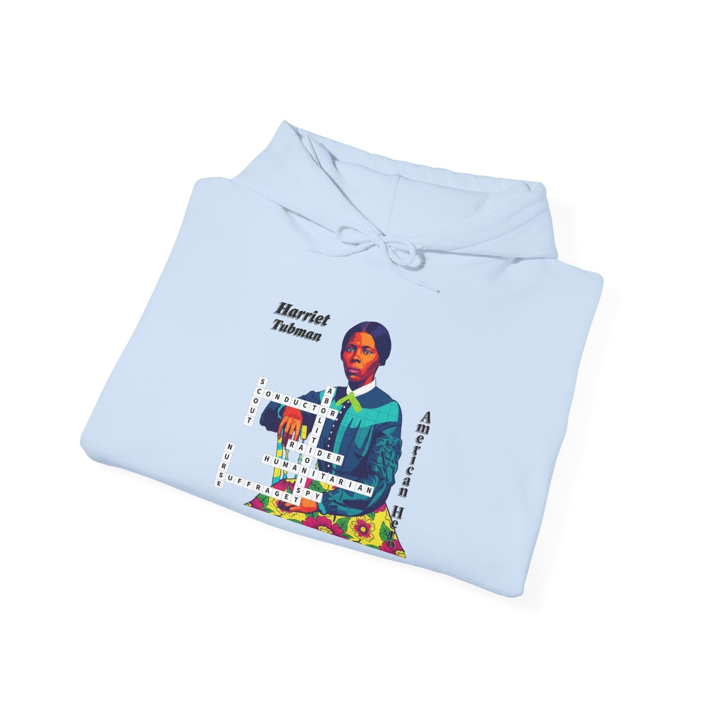 Harriet Tubman Portrait Hoodie — Inspirational Historical Figure Graphic Sweatshirt