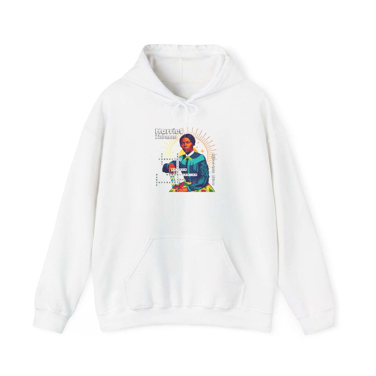 Harriet Tubman Portrait Hoodie — Inspirational Historical Figure Graphic Sweatshirt