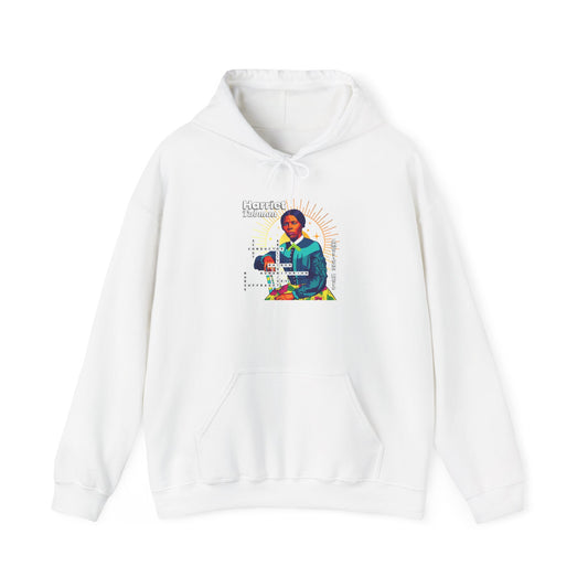 Harriet Tubman Portrait Hoodie — Inspirational Historical Figure Graphic Sweatshirt