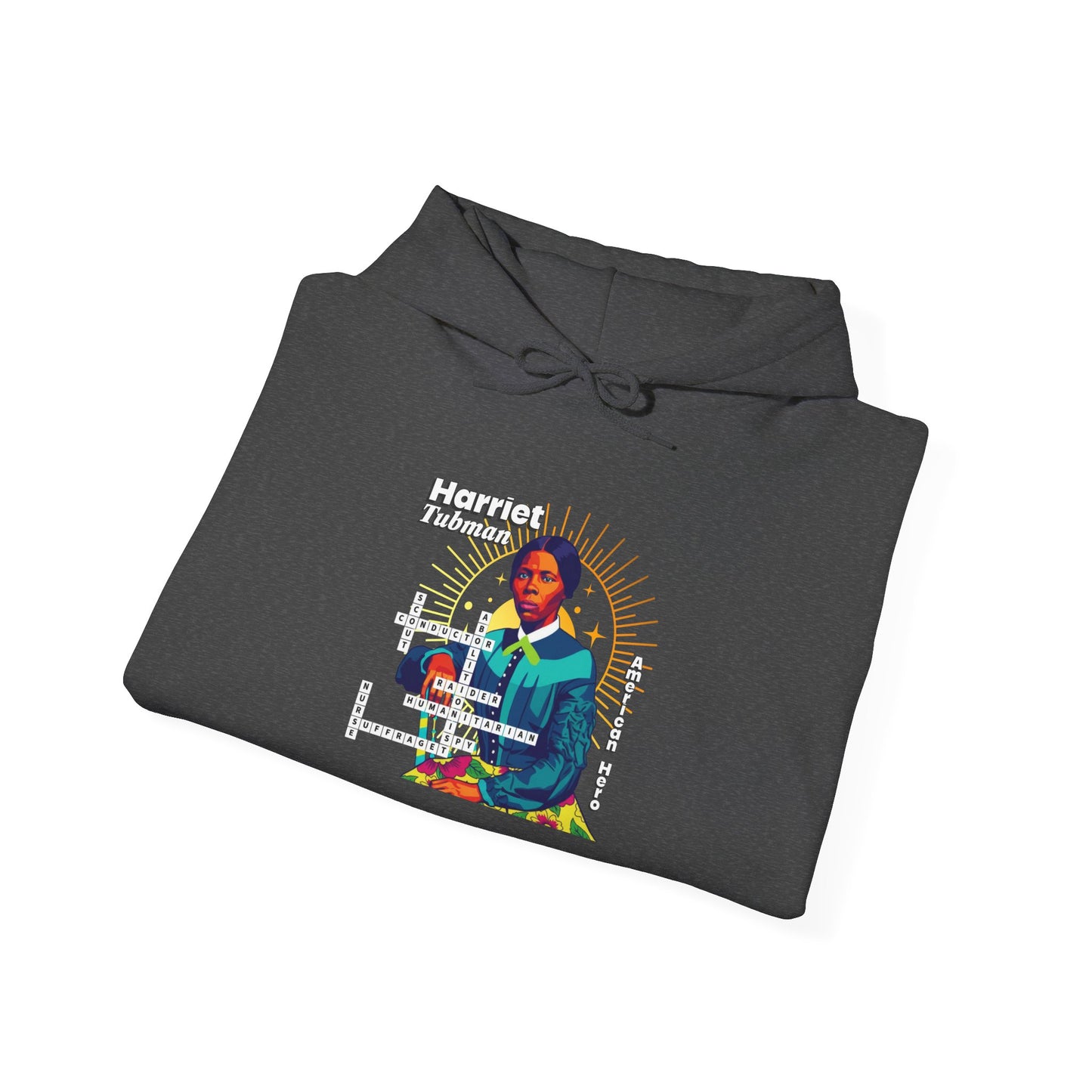 Harriet Tubman Portrait Hoodie — Inspirational Historical Figure Graphic Sweatshirt