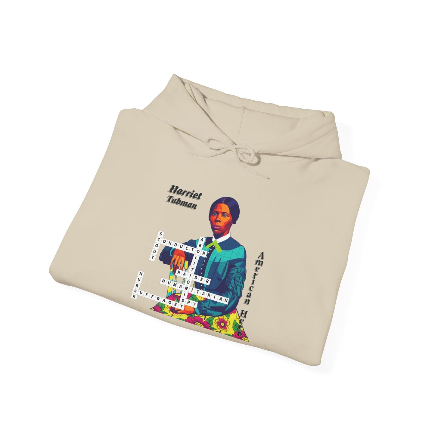 Harriet Tubman Portrait Hoodie — Inspirational Historical Figure Graphic Sweatshirt