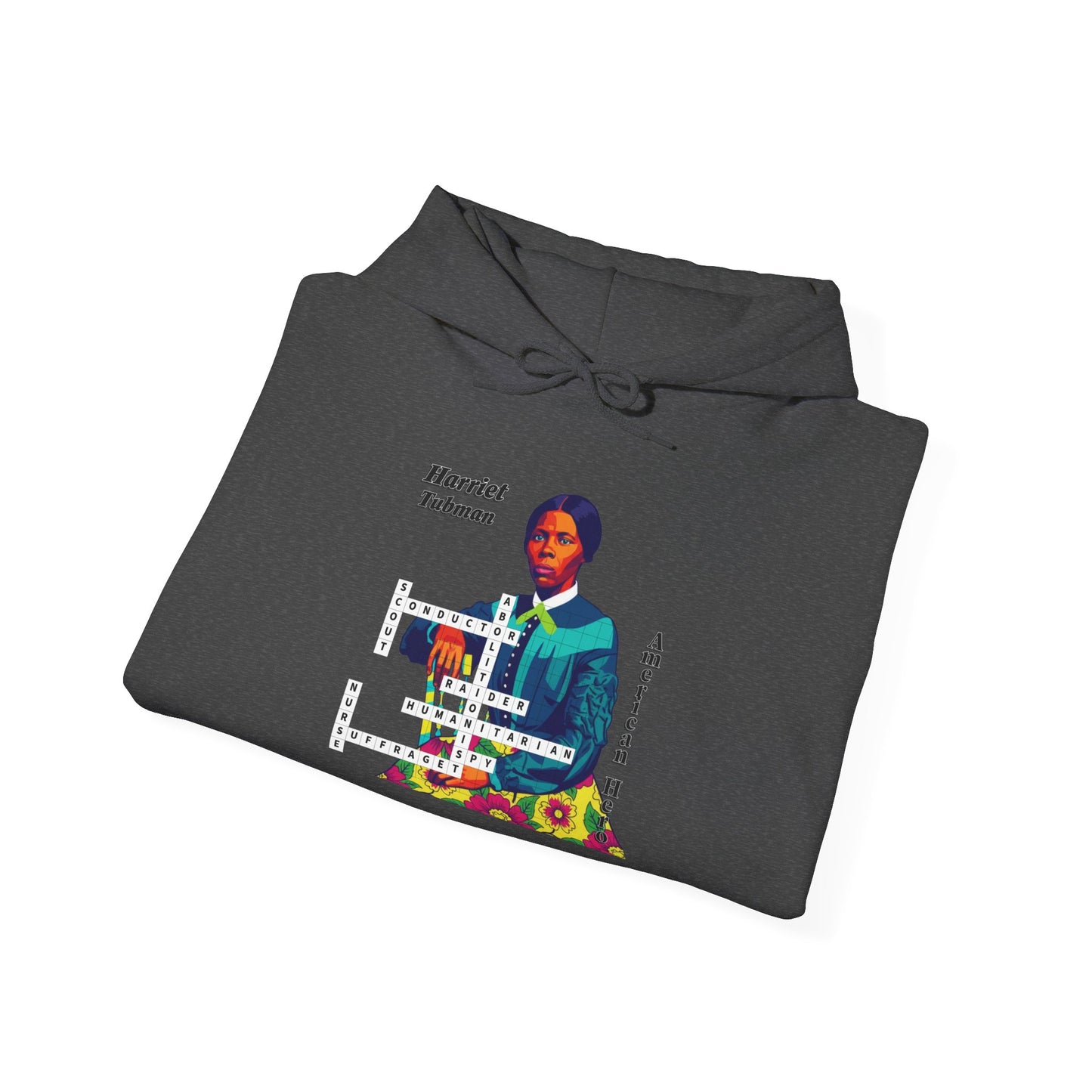 Harriet Tubman Portrait Hoodie — Inspirational Historical Figure Graphic Sweatshirt