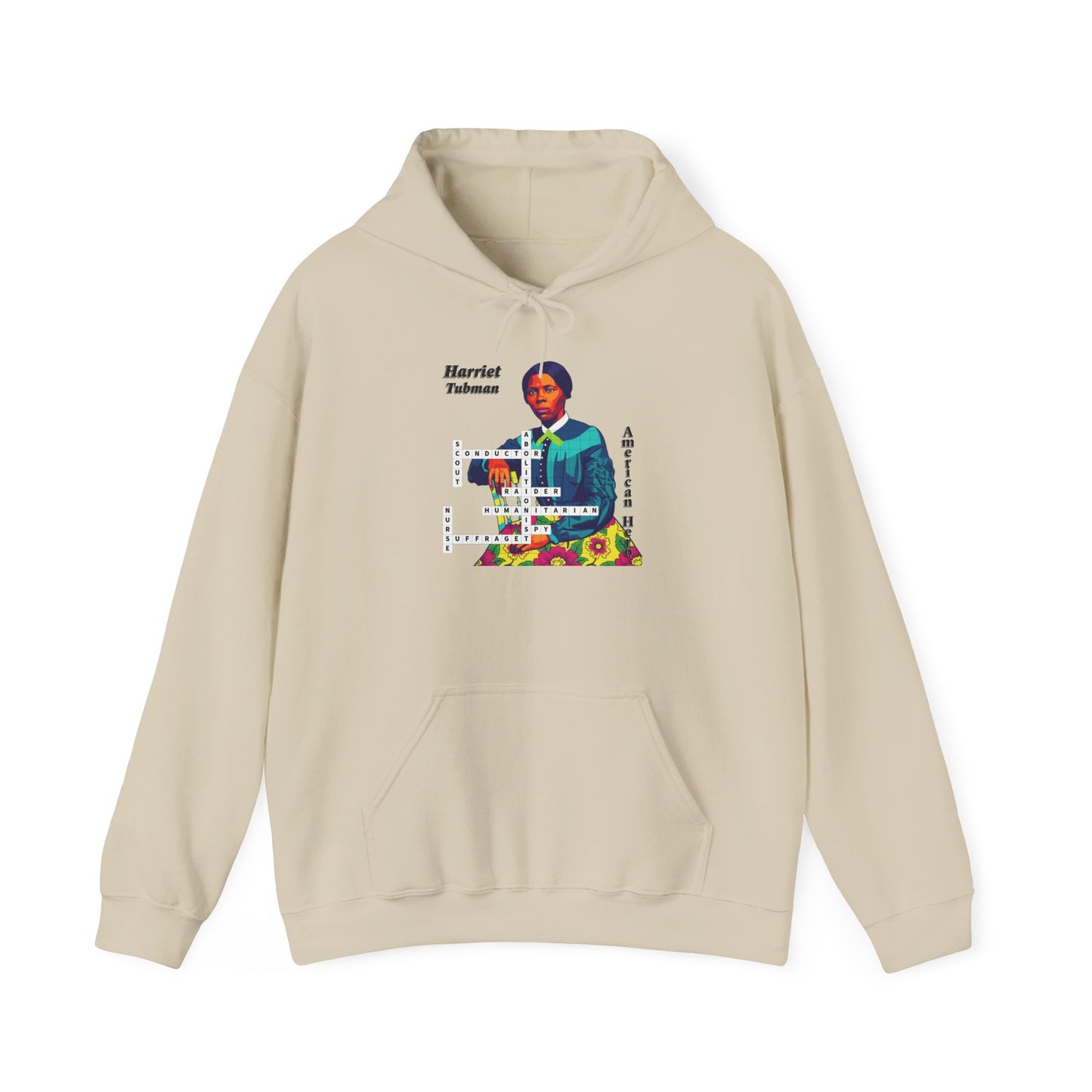 Harriet Tubman Portrait Hoodie — Inspirational Historical Figure Graphic Sweatshirt