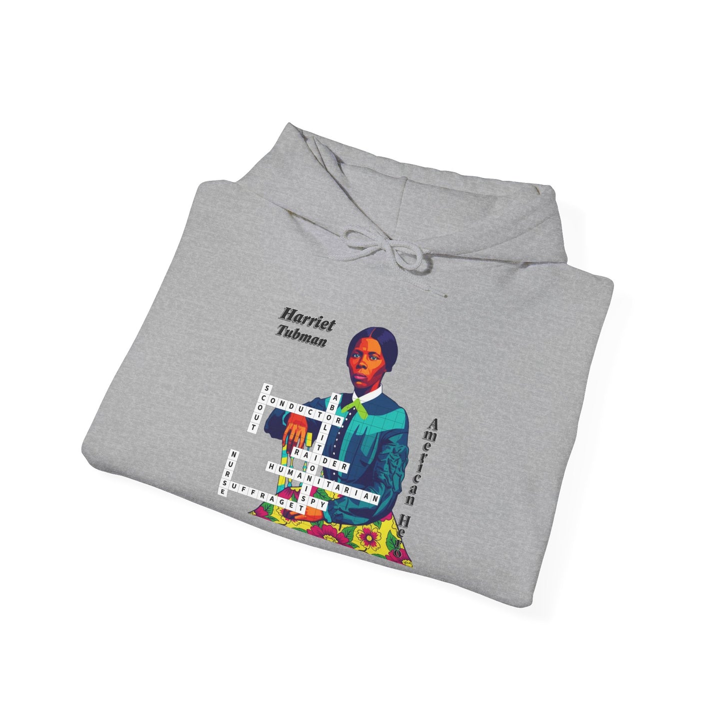 Harriet Tubman Portrait Hoodie — Inspirational Historical Figure Graphic Sweatshirt