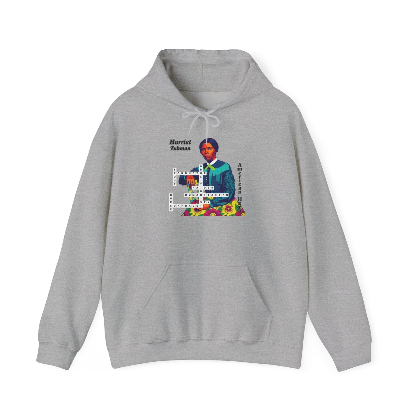 Harriet Tubman Portrait Hoodie — Inspirational Historical Figure Graphic Sweatshirt