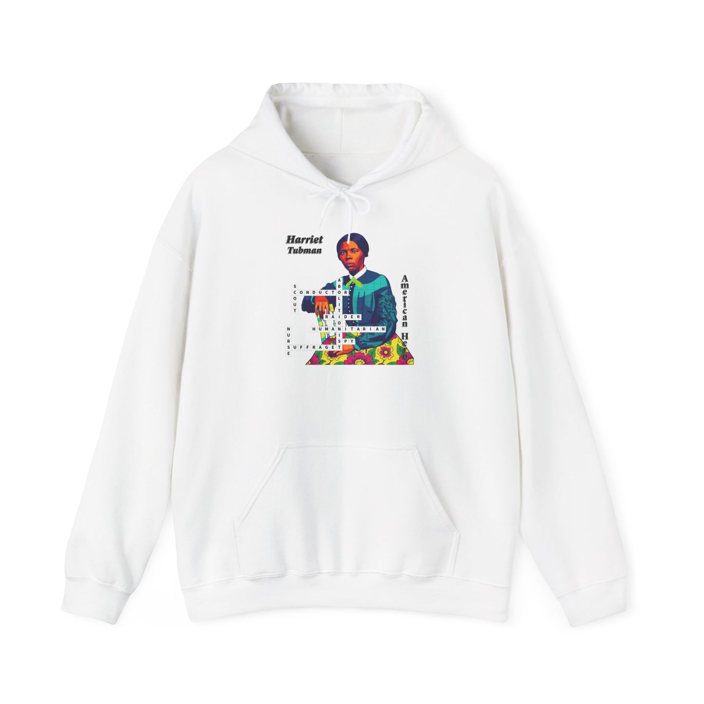 Harriet Tubman Portrait Hoodie — Inspirational Historical Figure Graphic Sweatshirt