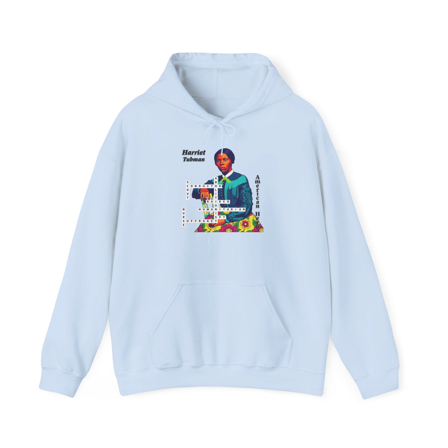 Harriet Tubman Portrait Hoodie — Inspirational Historical Figure Graphic Sweatshirt