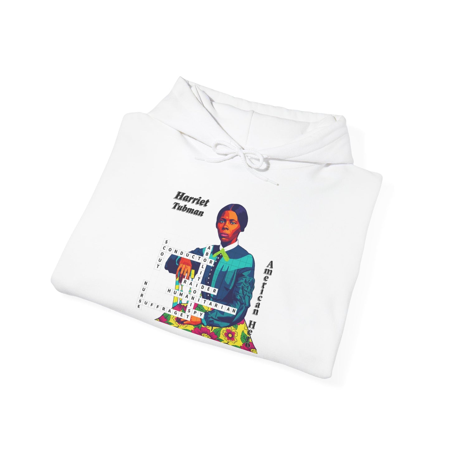 Harriet Tubman Portrait Hoodie — Inspirational Historical Figure Graphic Sweatshirt