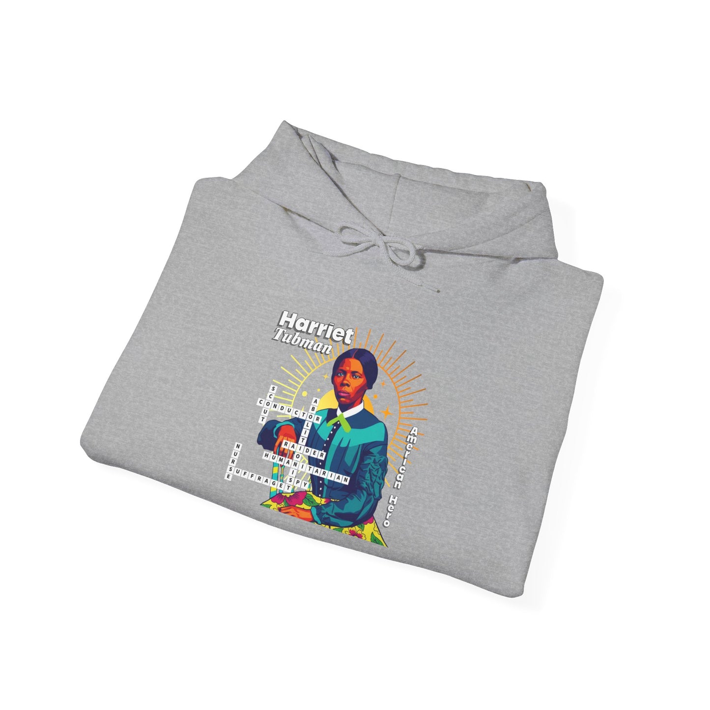 Harriet Tubman Portrait Hoodie — Inspirational Historical Figure Graphic Sweatshirt