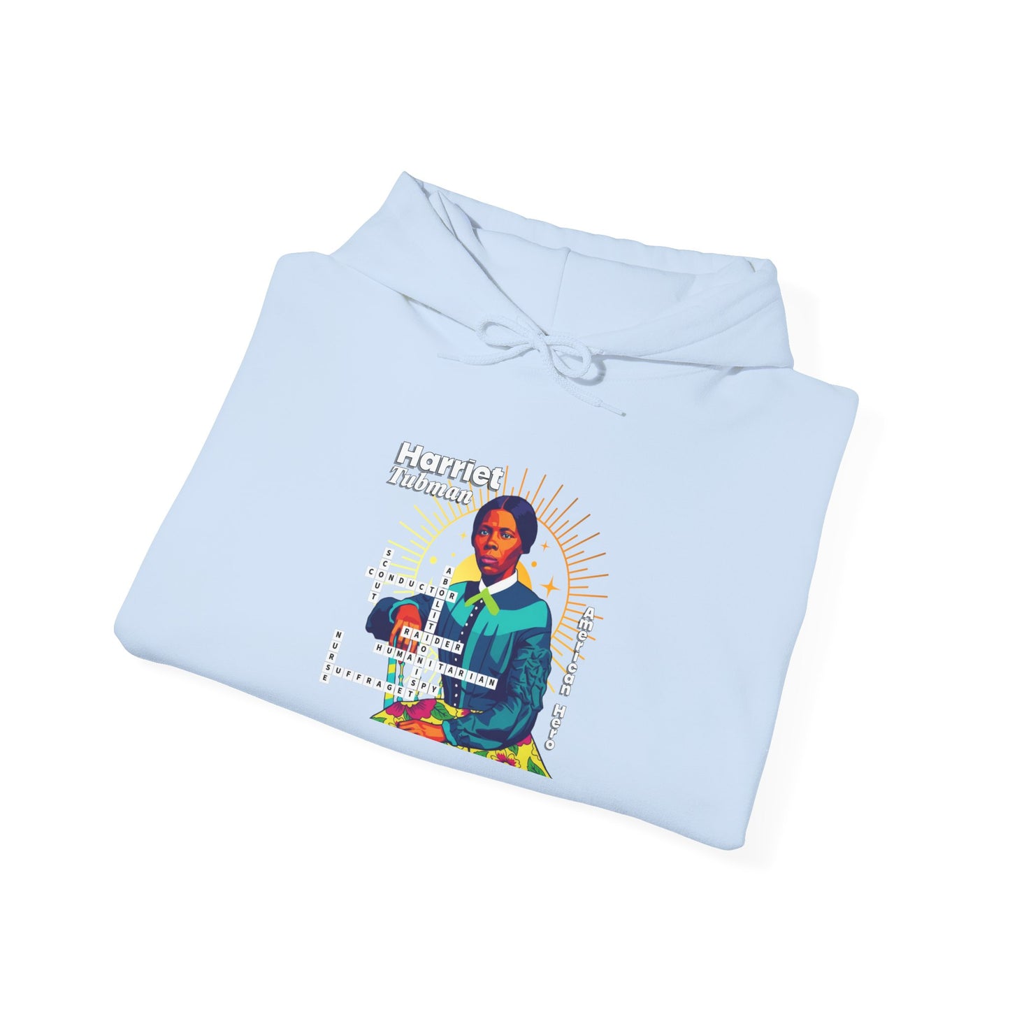 Harriet Tubman Portrait Hoodie — Inspirational Historical Figure Graphic Sweatshirt