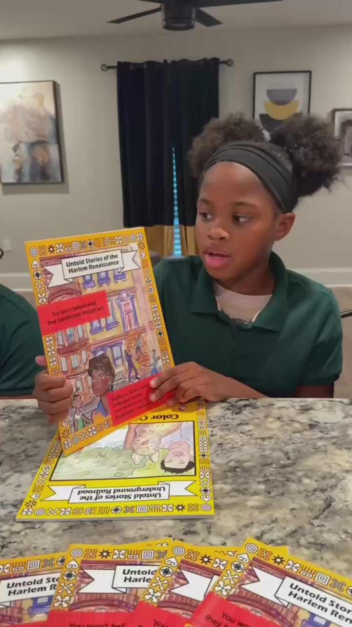 Load video: Color History tells stories that inspire and encourage kids to learn Black history every day!